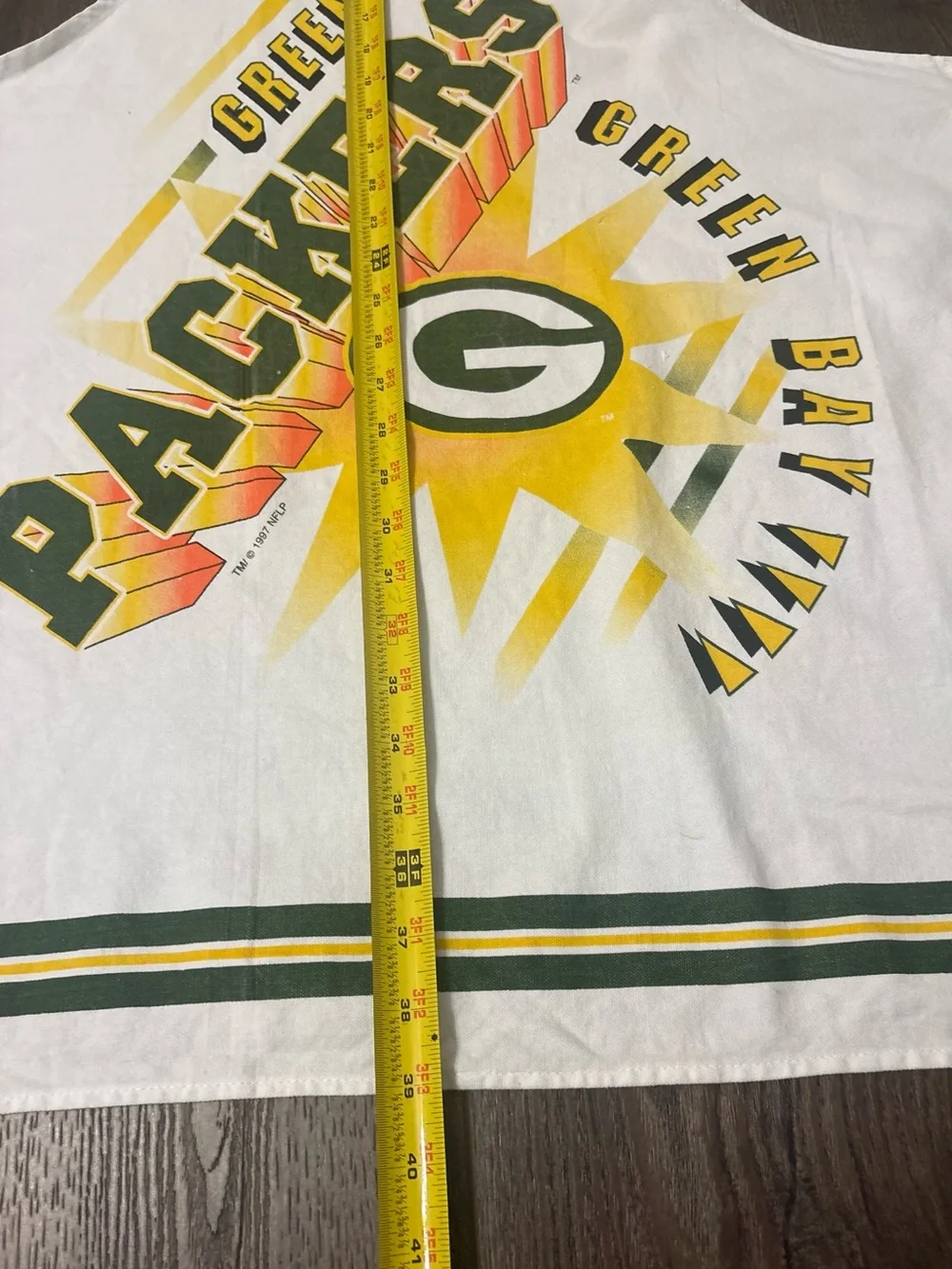 NFL Green Bay Packers White, Green & Yellow Kitchen Apron